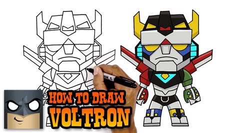 draw voltron art tutorial youtube