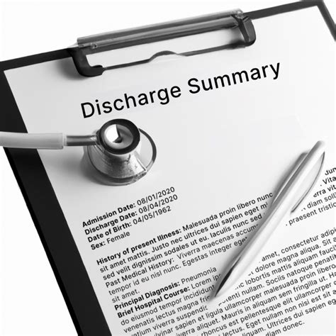 discharge summary     important