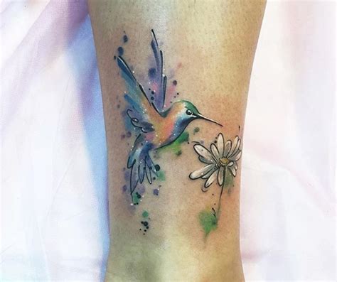 28 Best Watercolor Hummingbird Tattoo Designs Page 2 Of 7 The Paws