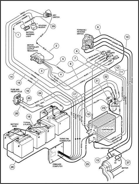 volt club car ds wiring diagram