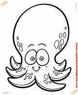Coloring Octopus Cartoon Book Printable Color Keyword Kids Pdf sketch template