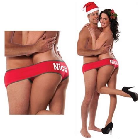 Xmas Naughty Or Nice Undies For Two 9 95 Unique