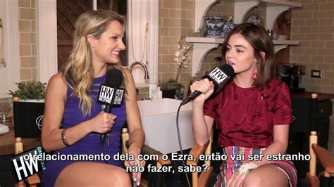 [legendado] Lucy Hale Fala De Sex Scene Ezria Youtube