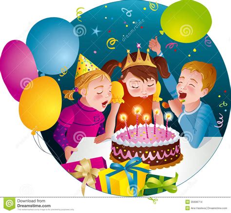 animated kids party pictures clipartsco