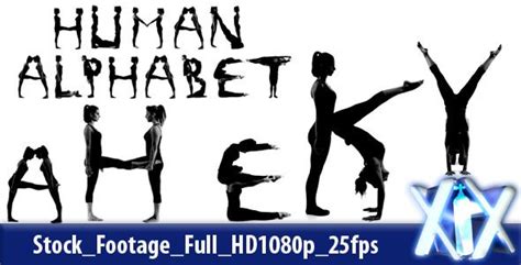 human alphabet  images lettering letter people character