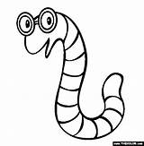 Worm Coloring Pages Earthworm Color Insect Worms Printable Kids Print Animals Earth Thecolor Sheet Gif Cute Animal Kid School Letter sketch template