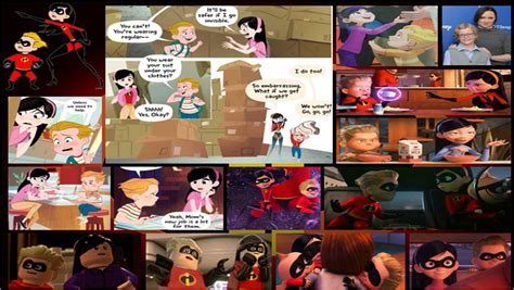 Incredibles Violet And Dash Collage 4 By Khialat On Deviantart