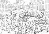 Patriots Growing Coloring Massacre Boston Supercoloring sketch template
