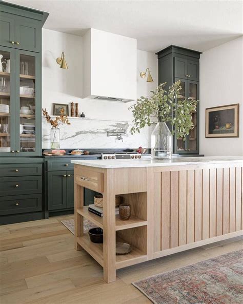 green kitchen cabinet inspiration  green paint colors farmhouse