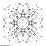 Mandalas sketch template