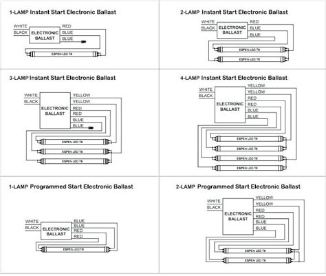 fluorescent ballast wiring diagram  wiring diagram sample