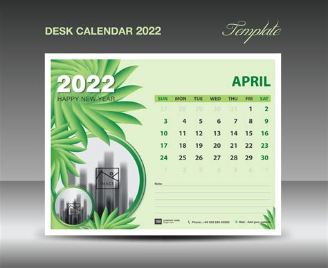 calendar  design april month template desk calendar  template
