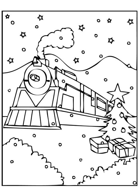 printable polar express train coloring page printable blog calendar
