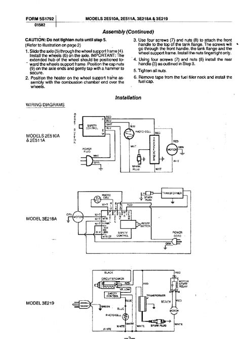dayton ea heater operating instructions parts manual  viewdownload page