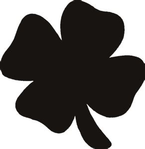 leaf clover  stencil craftcutscom clover leaf shapes images