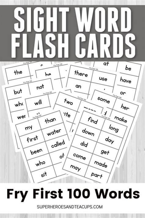 sight words printable flash cards images   finder