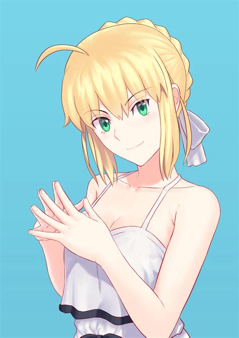 The Big Imageboard Tbib Ahoge Artoria Pendragon All