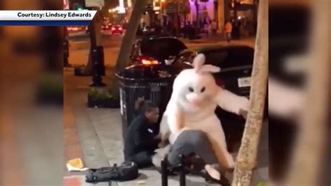 Man Behind Costume In Easter Bunny Beatdown Is Wanted By Authorities