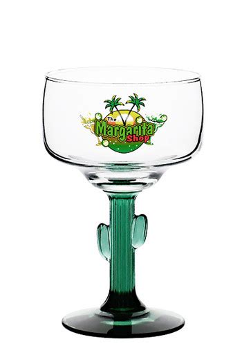 Custom 12 Oz Libbey Cactus Margarita Glasses 3619js Discountmugs