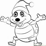 Christmas Coloring Turtle Happy Pages Cartoons Elf Coloringpages101 Pdf Printable sketch template