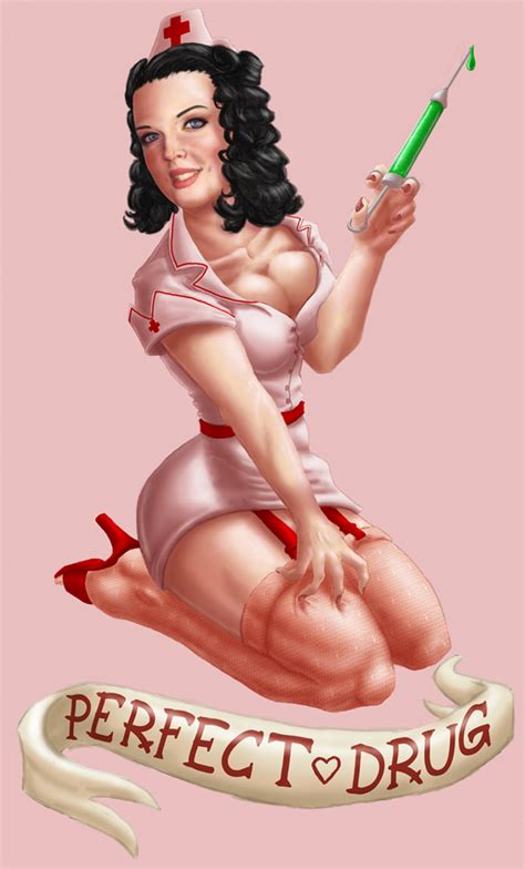 nurse pinup by deuceohnegative on deviantart