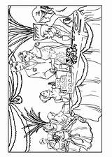 Diner Colorier Hugolescargot Bruidstaart Choisir Tableau sketch template