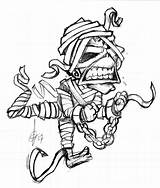 Maiden Iron Eddie Head Sketch Powerslave Coloring Pages Da Colorare Tattoo Template Boceto Rock sketch template
