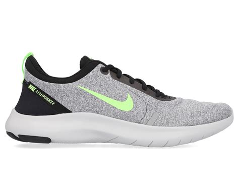 Nike Mens Flex Experience Rn 8 Shoe Cool Grey Lime Blast Black