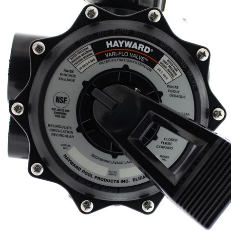 hayward vari flo valve spx  positions