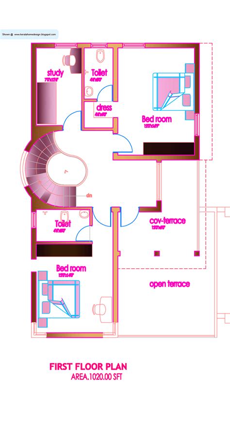 modern house plan  sq ft home appliance
