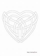 Heart Coloring1 sketch template