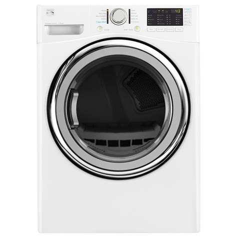 kenmore   cu ft electric dryer  steam white shop