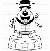 Circus Ringmaster Pages Coloring Getcolorings Clipart sketch template