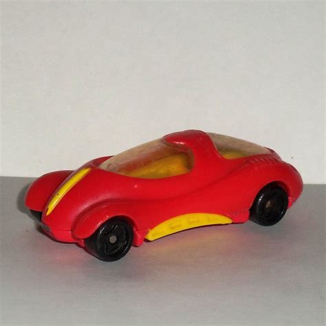 Mcdonald S 1995 Hot Wheels Power Circuit Car Happy Meal Toy Loose Used