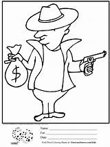 Robber Bill Boule sketch template