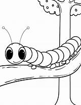 Caterpillar Coloring Pages Printable Kids Results sketch template