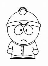 South Park Coloring Pages Kids Printable Color Children Simple Characters Print Colouring Cartoon Stencil Drawings Justcolor Angry Adult Choose Board sketch template