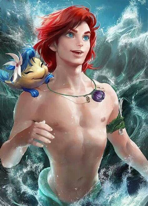 Guy Version Of Ariel And Girl Version Of Flounder Gender