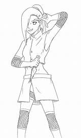 Ino Yamanaka sketch template