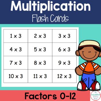 multiplication flash cards    answers   tpt