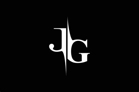 jg monogram logo   vectorseller thehungryjpeg
