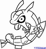 Pokemon Coloring Rayquaza Pages Legendary Baby Chibi Cute Kawaii Mega Drawing Print Colouring Printable Draw Google Color Search Colering Getcolorings sketch template