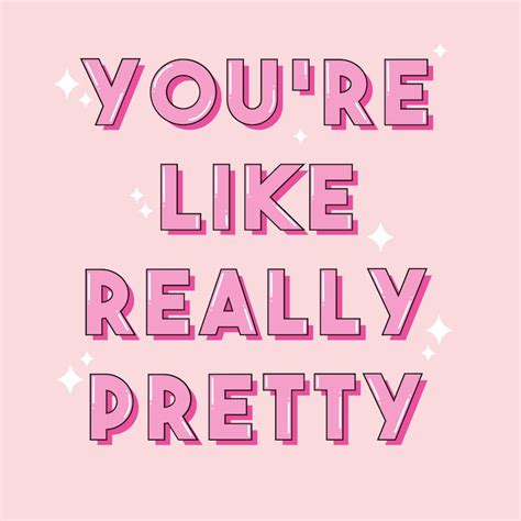 youre   pretty  girls greeting card  etsy