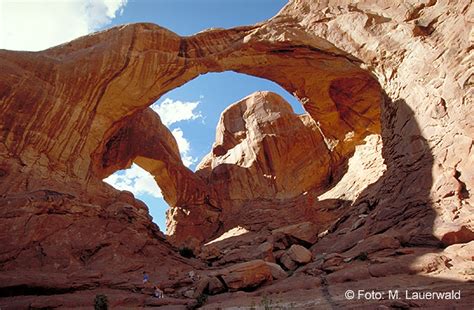 Der Arches National Park In Utah
