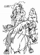Pages Coloring Girl Ladies Girls Riding Old Year Pages2color Animals Sparkle Twilight Kids sketch template