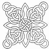Adults Bestcoloringpagesforkids Procoloring Shape Malvorlage Geometrischen Abstrakten Celtic Musters Knots Doodling Tangling Mandala sketch template