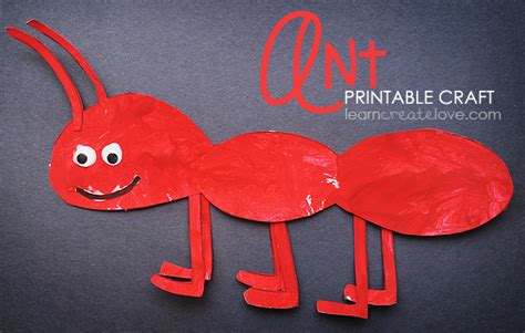 printable ant craft