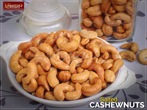 salted cashews fauzias kitchen fun