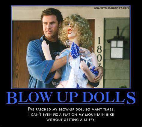 nsaney s motivational posters will ferrell nurse or cheerleader blow up doll
