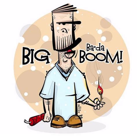 Big Ba Da Boom Fireworks Cartoon Andrew B Clark Illustrator